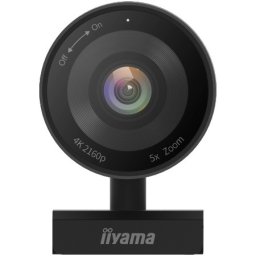 Iiyama UC-CAM10PRO-1 Camera 4K UHD 120degree (FOV), 8MP STARVIS sensor, 5x Zoom, 2D/3D Noise cancelling, Auto Framing, Microphone 2x with 4