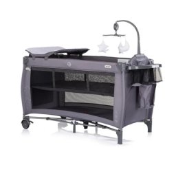Chipolino Prenosivi krevetac 2 nivoa Bella charcoal ( KOSIB0261CH )