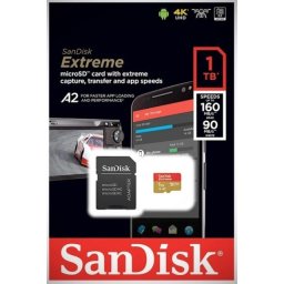 Sandisk sdxc 1tb micro extreme 160mb/s +sd adap. ( 67757 )