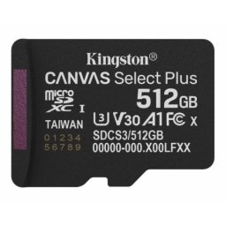 Kingston U3 V30 SDXC 512GB Canvas Select Plus G3 150R SDCS3/512GBSP Memorijska kartica