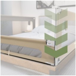 Tulano Cover 46 zaštitna ograda za krevet 160cm, bež ( 8433 )
