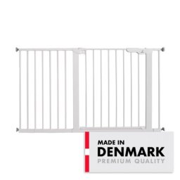 BabyDan Premier sigurnosna ogradica Extra Wide 126–132 cm bela, Safety gate bez bušenja ( 20010 )