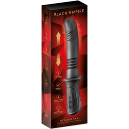 Pokretljivi crni silikonski vibrator My Black Ram