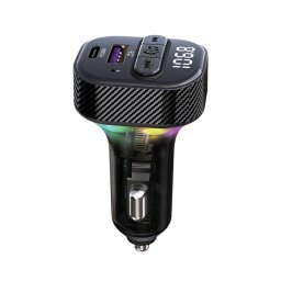 FM TRANSMITTER SA PUNJAČEM ZA AUTO SUPERIOR C50 MO204 3.1 A 30W CRNI *SR
