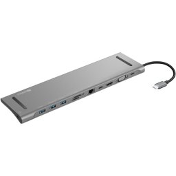 Sandberg docking station 10in1 USB-C - HDMI, VGA, LAN, 3xUSB 3.0, USB C 136-31