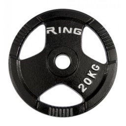 Ring olimpijski tegovi liveni sa hvatom 1x 20kg RX PL14-20