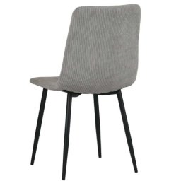 Trpezarijska stolica DC812 Siva /Noge crne mat 520x430x840 mm ( 779-640 )