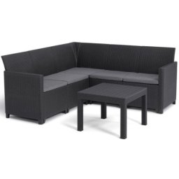 Keter Baštenska garnitura ugaona marie 5 seater, grafit ( CU 252710 )