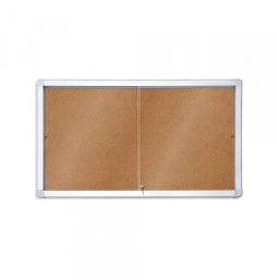 Tabla oglasna Rocada 8xA4, plutana, klizna vrata, 94 x 68