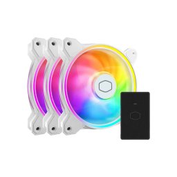 COOLER MASTER Master Fan MF120 HALO2 3in1 White edition 120mm ventilator beli (MFL-B2DW-213P2-R2)