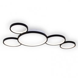 VESTA 373 PLAFONSKA SVETILJKA LED 65W 3000K CRNA