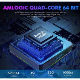 GMB-X96 X4 4/32GB smart TV box S905X4 quad, Mali-G31MP 8K, KODI Android 11.0