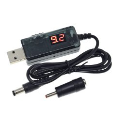 KWS-912V USB Step-Up Pretvarač Napona 5V na 9V / 12V sa Displejom - Kabl za Napajanje Rutera preko Power Banka