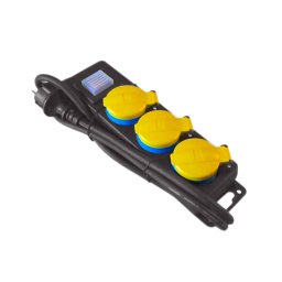 Razvodnik sa 3 mesta 5m 1.5mm2 + prekidač G03MPK/5