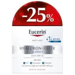 EUCERIN Hyaluron-Filler Dnevna krema za suvu kožu 50ml spf15 -25%