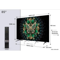 TCL 85C6K/MiniLED-QLED/85"/4K UHD/144Hz/Google TV/crna ( 85C6K )
