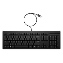 HP 125 G2 Wired Keyboard USB-A ADR, Black, YU ( AY2Y7AA )