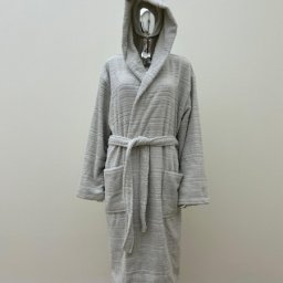 Dekordom Bade mantil natur l/xl - light grey ( 025454 )
