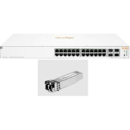 HPE Aruba IOn 1930 24G 4SFP/SFP+ PoE 195W JL683B + modul ( 0001441883 )