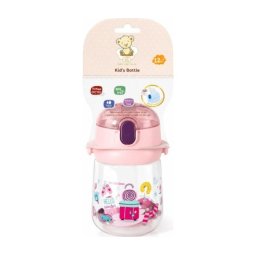 Bbo solja sa slamcicom i trakom (400ml) – pink ( 52145P )