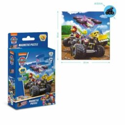 Magnetne puzzle patrolne sape vozila 40pcs 200650 ( 104/200650 )