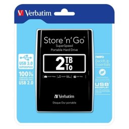 Verbatim EHV53177 BLACK 2TB, 2.5inc, Eksterni hard disk USB 3.0