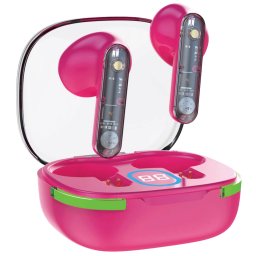 MeanIT Bežične stereo slušalice, Bluetooth V5.3, Crvene - TWS B80
