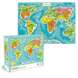 Puzzle mapa sveta 100pcs 300704 ( 104/300704 )