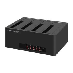 Lc Power lc-dock-u3-4b-v2 usb3.2 1x1 4x hdd/ssd black Hdd docking ( 25523 )
