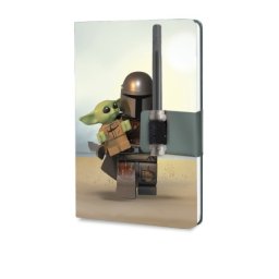 Lego Star Wars sveska sa gel olovkom u obliku svetlosne sablje: Mandalorac ( 53688 )