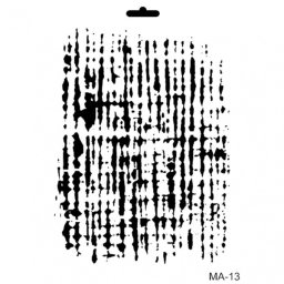 Stencil mix media MA13 series 21*29