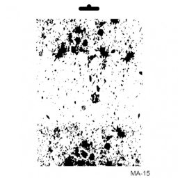 Stencil mix media MA15 series 21*29