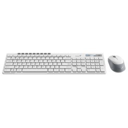 Genius SlimStar 8230 Wireless USB YU bela tastatura+ miš