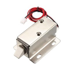 Elektromagnetna Solenoid Brava 12V 600mA (54x41x28mm) - Elektronska Brava sa Jezičkom za Ormariće i Fioke