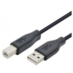 E-green Kabl usb 2.0 a-usb 2.0 b m/m 3m crni ( 44161 )