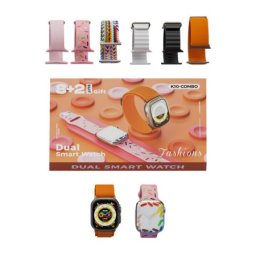 Karler bass k10-combo set (2 x smart watch, 8 narukvica ) narandzasti ( IT1209 )