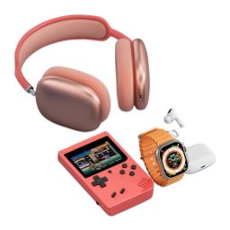 Karler bass k13-combo set (smart watch, konzola, tws / airpods max bluetooth slusalice ) pink ( IT1205 )