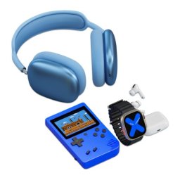 Karler bass k13-combo set (smart watch, konzola, tws / airpods max bluetooth slusalice ) plava ( IT1206 )