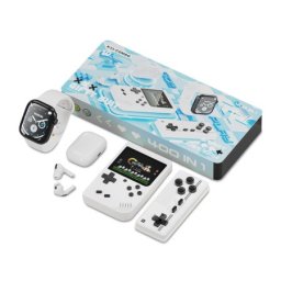 Karler bass k35-combo set (smart watch, konzola sa kontrolorom, slusalice airpods pro 2) beli ( IT1214 )