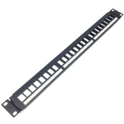 ExeLink Patch Panel cat6 24P 19 1U bez modula, sa uzemljenjem ( EXE258 )