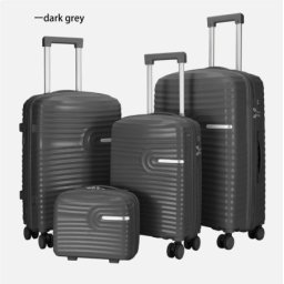 Prolinetech set putničkih kofera 4/1 plt/ks-greey dark greey ( PLT/KS-GREEY )