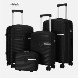 Prolinetech set putničkih kofera 4/1 plt/ks-blk black ( PLT/KS-BLK )
