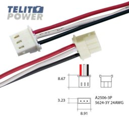 Konektor 5624-3Y 24AWG ( P-2306 )
