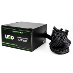 Ugd power u750w 12cm fan, 20+4pin, 4+4pin, 6xsata, 2xide, 4x6+2pin 80plus, black napajanje 750w