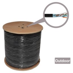 Connect XL Mrežni FTP kabl, CAT6, CCA, Outdoor - 305 m - Cat6 FTP Outdoor CCA (black)