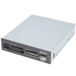 Akasa čitač kartica 3.5" AK-ICR-07 Internal 6-Port Card Reader - black
