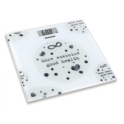 HEINNER personalna vaga HBS-150MSJ 150kg, digitalna, staklo, CR2032