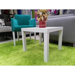 Klub sto 55x55x45 Beli