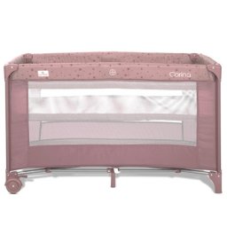 Lorelli prenosivi krevet carina 2 nivoa - pink stars ( 10080672606 )