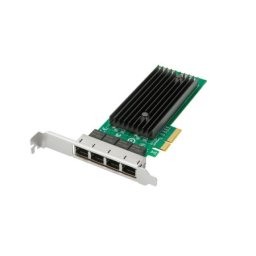 E-green PCI-Express x4 kontroler na 4-porta 2.5 Gigabit Ethernet (Intel I226)